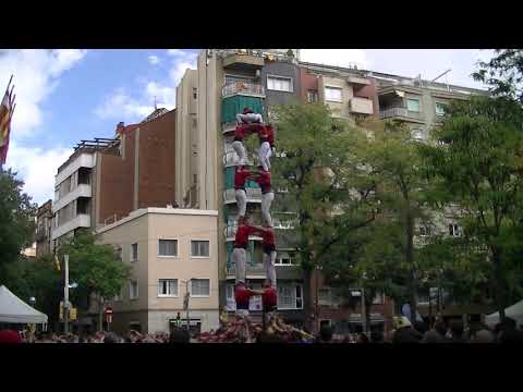 Castellers de Barcelona: 2 de 7. Diada de la Festa Major de les Corts