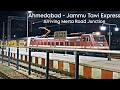 19223 adi jat express with electric traction  vatva wap4 arriving at merta road junction