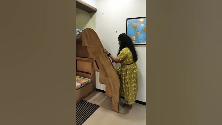 Foldable staircase | bunk bed staircase | mira road designers | bedroom design 2022 - DayDayNews