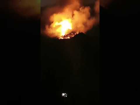 Βίντεο του Μαρίνου Ιατρού από το μέτωπο της πυρκαγιάς στη Θάσο