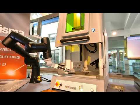 24/7 automated laser marking with Kassow Robots and Sisma (Solution provided by OCH GmbH, Germany)