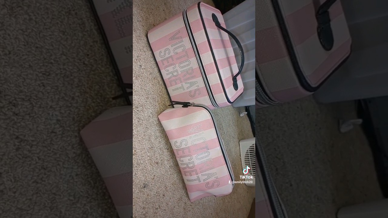 CHEER GLOBAL GAMES MAKEUP PACK WITH ME VIDEO IS LIVE NOW💗🩷💗 PACKING VICTORIA'S SECRET COSMETICS CASE