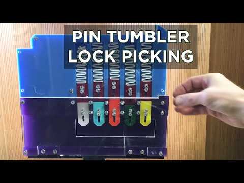 John Park's Gigantic Lockpicking Demo Model @adafruit @johnedgarpark #adafruit