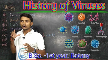 (Lc.1)History of Viruses | Botany |B.Sc.-1st year | by- Prahalad Sir