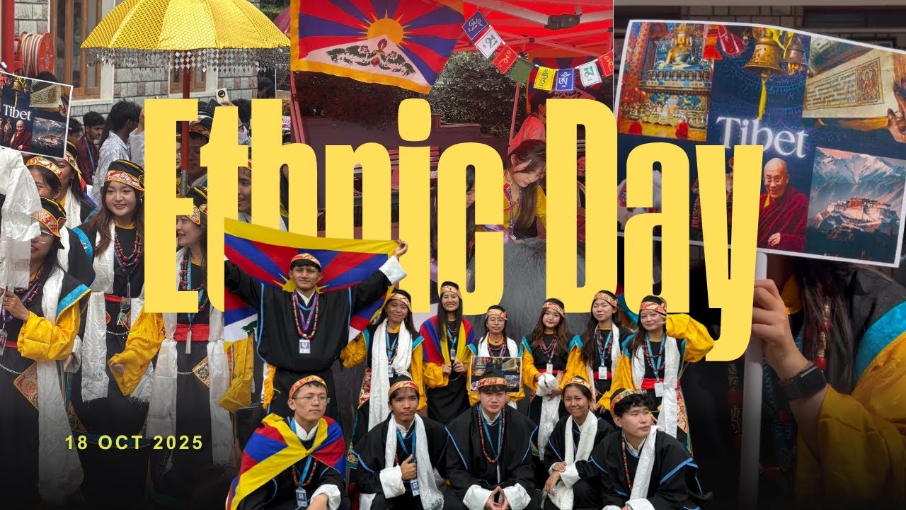 KJU Ethnic Day 2025  ||  Tibetan Vlogger