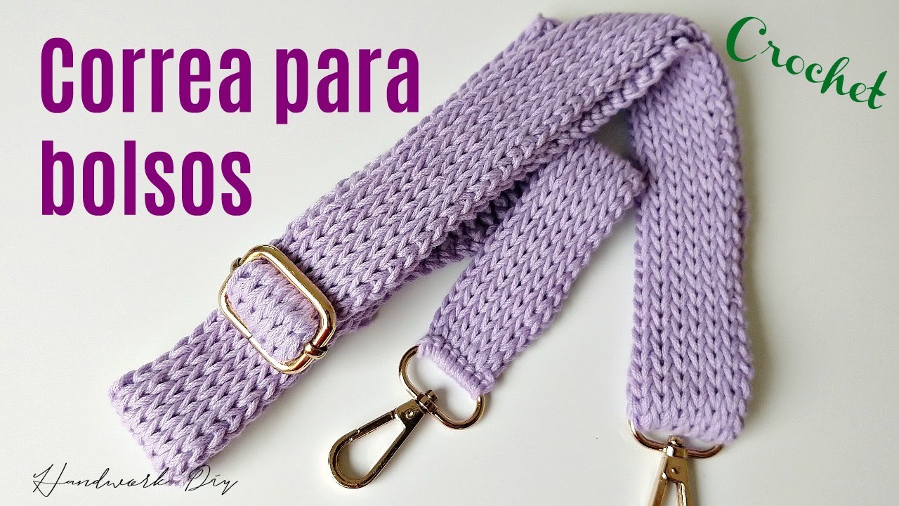 profesional Mecánicamente Accesorios Correa para bolsos tejida con técnica de crochet tunecino - YouTube