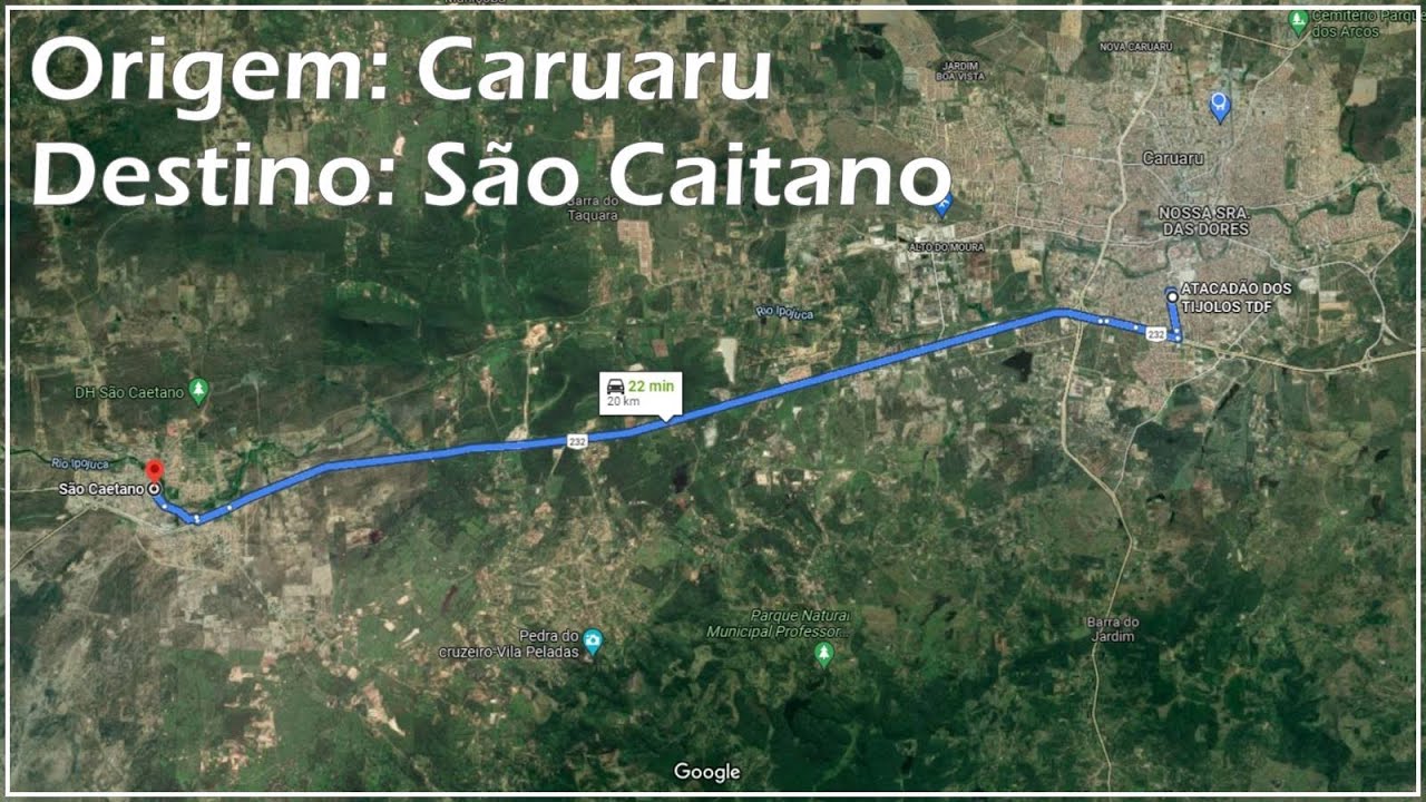 BR-232  |  De Caruaru-PE até São Caitano-PE