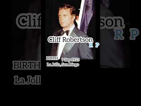 Video: Skuespiller Cliff Robertson: biografi, foto. Film og serier