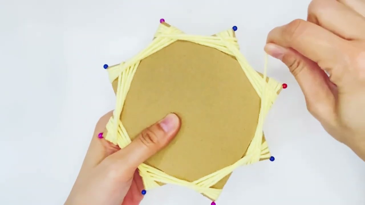 繞線曼陀羅9~~weaving mandala9 - YouTube