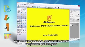 Richpeace CAD Software Online Lessons-Tip of the day-Line grade table (V9)