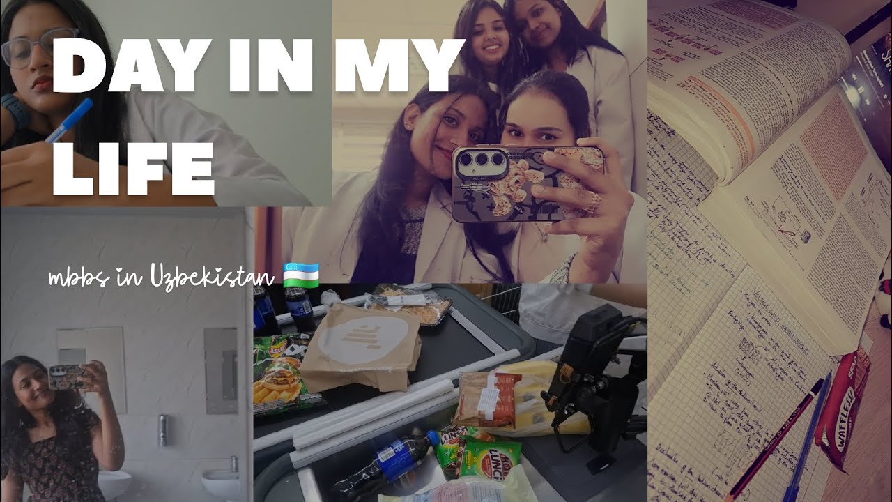 Day in my life as mbbs student in Uzbekistan👩‍⚕️🧋 🇺🇿 | TSMU |