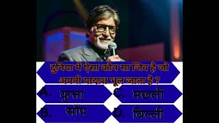 Interesting GK Quiz 👌👍#kbcgame #kbc #trendingquiz #gameplay #gkinhindi