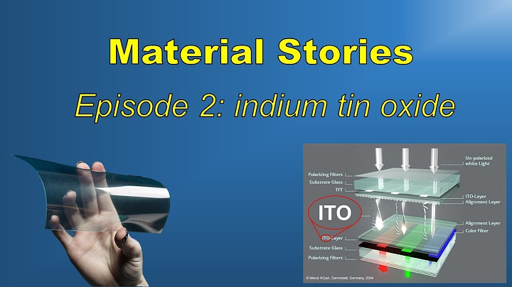 The Story of Indium Tin Oxide: The Most Important Material You've Never Heard of