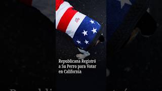 Republican Registered Her Dog to Vote in California Update