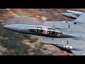 MACH LOOP - F15s F35s FLYING LOW &amp; FAREWELL GRIM REAPERS - 4K