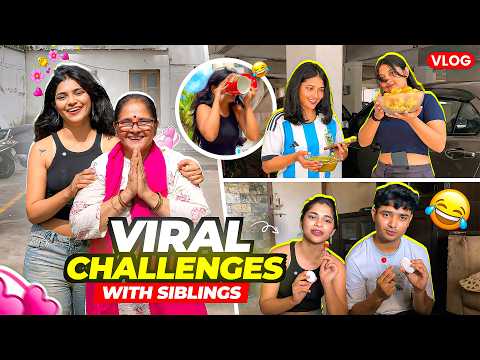 Trying Out Viral Challenges With My Siblings