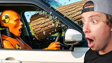 Reacting To CRAZY Realistic Crashes in beamNG (Instant Karma)