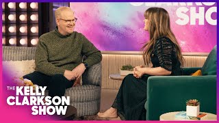 Jim Gaffigan Jokingly Calls Out Kelly Clarkson For Barefoot Interview