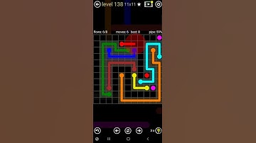 How To Solve Flow Free Jumbo Rainbow Pack Level 138 11x11 Board Walk Through Solution Walkthrough