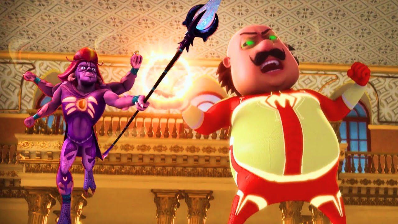 Motu faces off against Aliens | Motu Patlu the Superheroes VS Alien Ghost