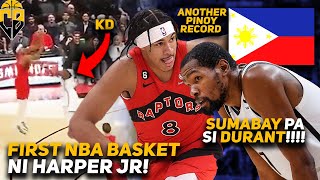 1st CAREER PTS! Pinoy RON HARPER Jr nagpakilala sa NBA ,sumabay pa si DURANT !