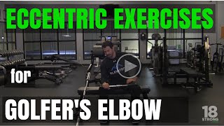 Information Eccentric Exercises for Golfer's Elbow Guide