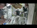 Astronauts conduct spacewalk at International Space Station