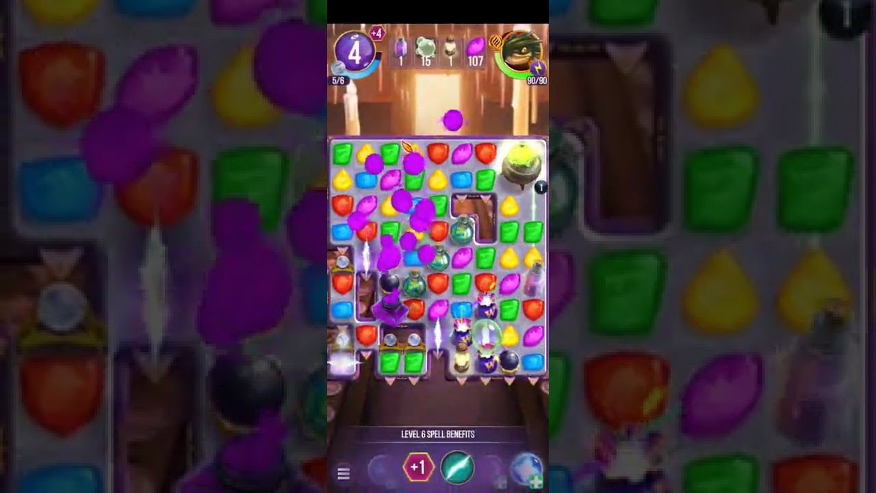 Harry Potter: Puzzles & Spells level 2124 no boosters
