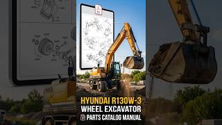 Hyundai R130W-3 Wheel Excavator Parts Catalog PDF | Parts Manual & Diagrams