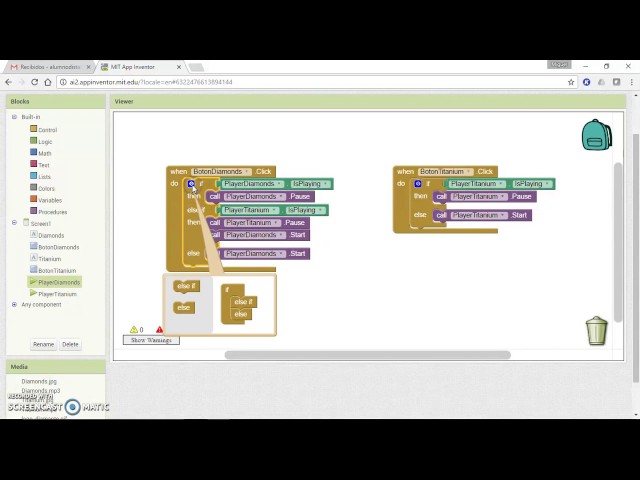App Inventor: Player - MusicaV1