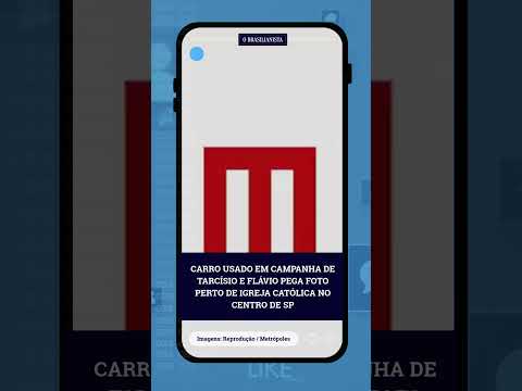 Carro de campanha de Flávio pega fogo perto de igreja em meio à polêmica sobre Nossa Sra. Aparecida