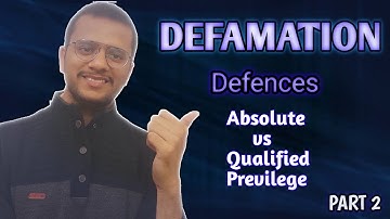 Defamation- Part 2 - Law of Torts- Defences to defamation in tort law-  Judiciary, clat- Full detail