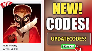 *NEW* WORKING CODES FOR MURDER PARTY || MURDER PARTY CODES || ROBLOX CODES MURDER PARTY!! *NEW* WORKING CODES FOR MURDER PARTY || MURDER PARTY CODES || ROBLOX CODES MURDER PARTY!!