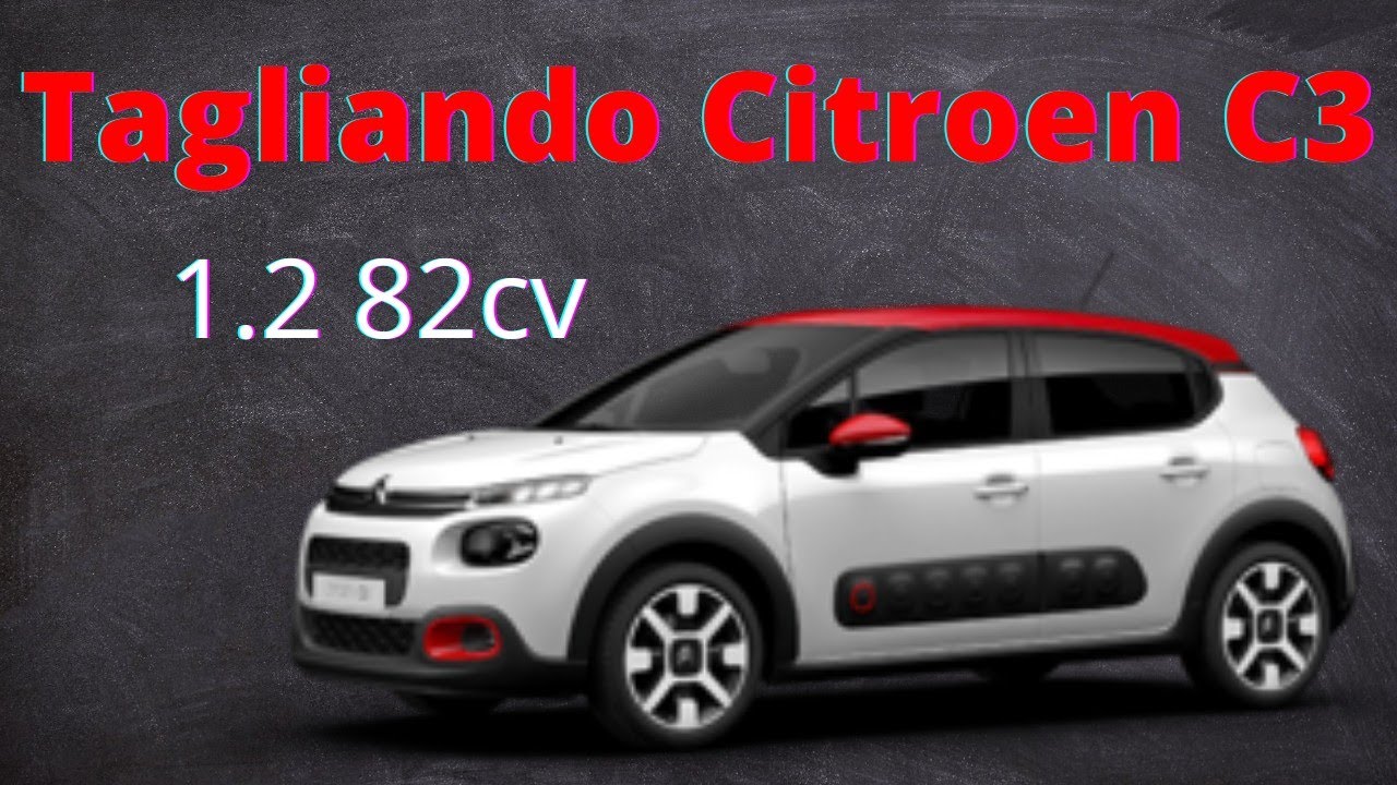 TAGLIANDO + FILTRO CLIMA CITROEN C3 1.2 82cv motore (HMZ) #castrolmagnatec #mahle