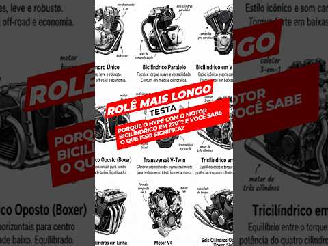 Entenda os motores bicilíndricos! Tipos/defasagem 180º, 270º, 360º #mt07 #hornet750 #mecânicademotos