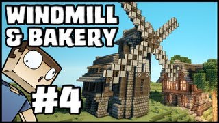 Minecraft Lets Build: Windmill & Bakery - Part 4