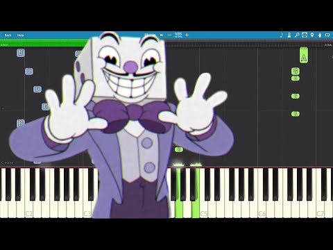 Cuphead Die House Mr King Dice Theme Piano Tutorial Cover Ost Youtube - cuphead keyboard piano roblox