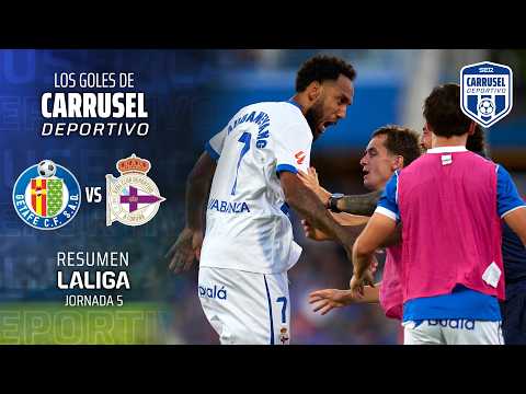 Depor rasca un punto de Getafe | El resumen de goles del Getafe 1 - 1 Deportivo de A Coruña