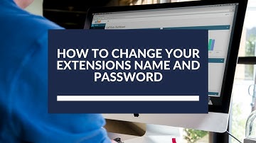 SmartConnect® Customer Portal Tutorial - How to Change Your Extension Name and Password