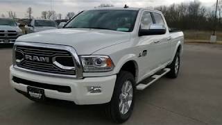 2018 RAM 2500 LARAMIE LONGHORN RODEO EDITION PEARL WHITE WALK AROUND REVIEW www.SUMMITAUTO.com