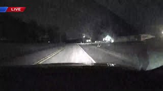 John Yeley reports Current Road Conditions from the Stormtracker at 6:30 p.m.