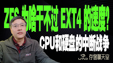 硬核解析：ZFS 为啥干不过 EXT4 的阵列速度？CPU和硬盘的中断战争