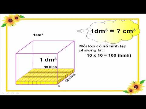 Môn Toán lớp 5 trang 116 tuần 23 - Xăng - ti- mét khối - Đề-xi-mét khối