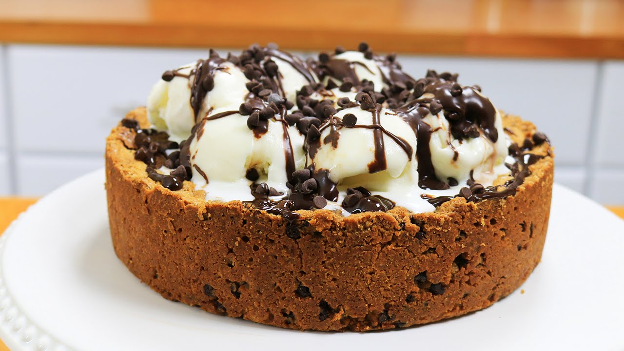 Chocolate Chip Cookie Ice Cream Cake