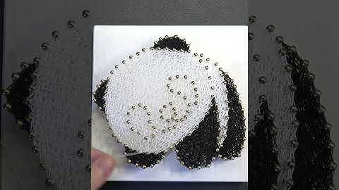 판다 스트링아트/String Art DIY