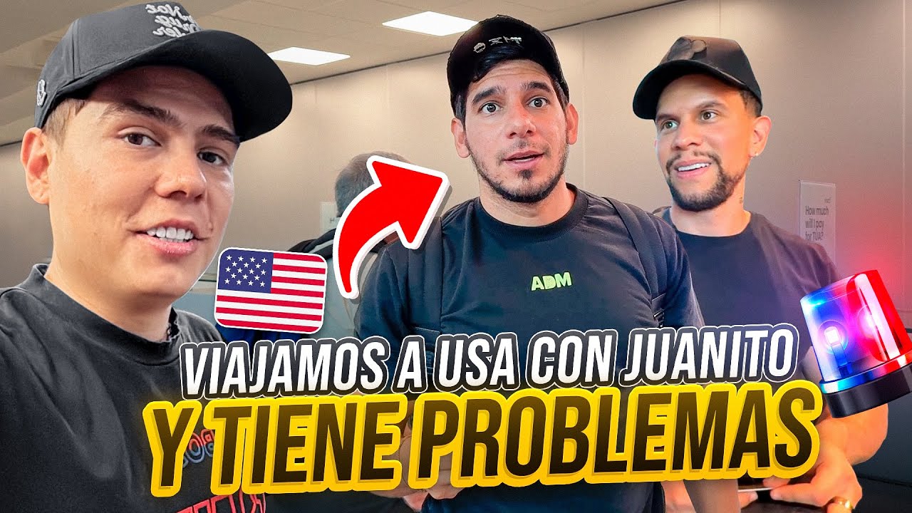 VIAJAMOS A USA CON ALFREDO VALENZUELA Y JUANITO TIENE PROBLEMAS | ManuelRivera11