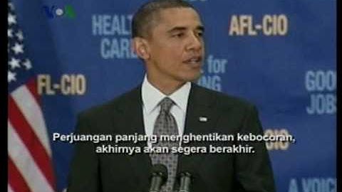 Operasi Static Kill Dinilai Berhasil - Laporan VOA 4 Agustus 2010