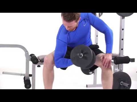 weight-bench-bermuda-incl.-25-kg-weights-|-hammer