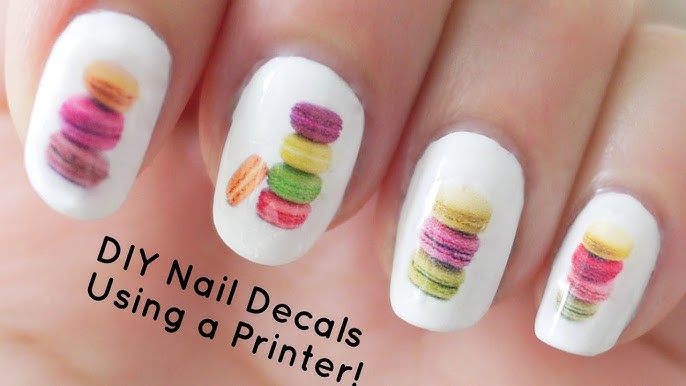 DIY Nail Art Decals Using a Printer - YouTube diy-nail-art-decals-using-a-printer-youtube