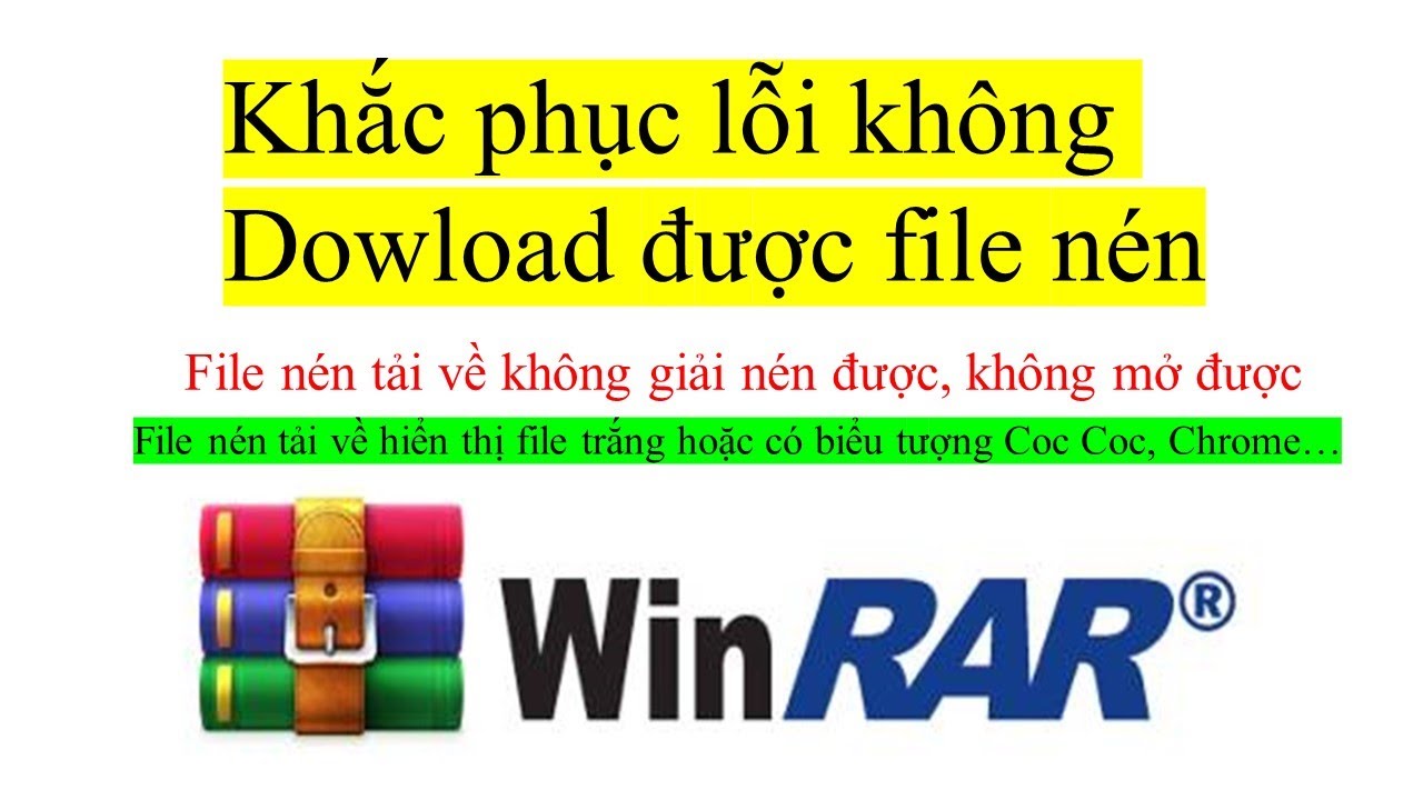 khắc phục lỗi không dowload được file nén - youtube